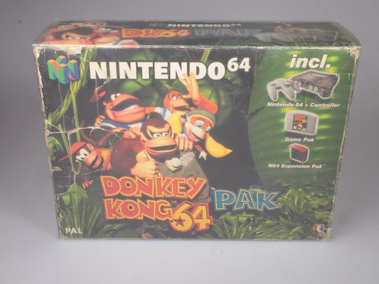Nintendo 64 N64 Starter Pack Limited Edition - Donkey Kong Edition EU 