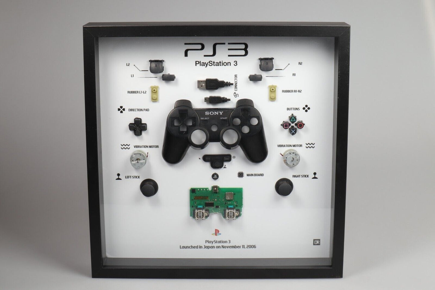 Playstation 3 Controller Frame | Black