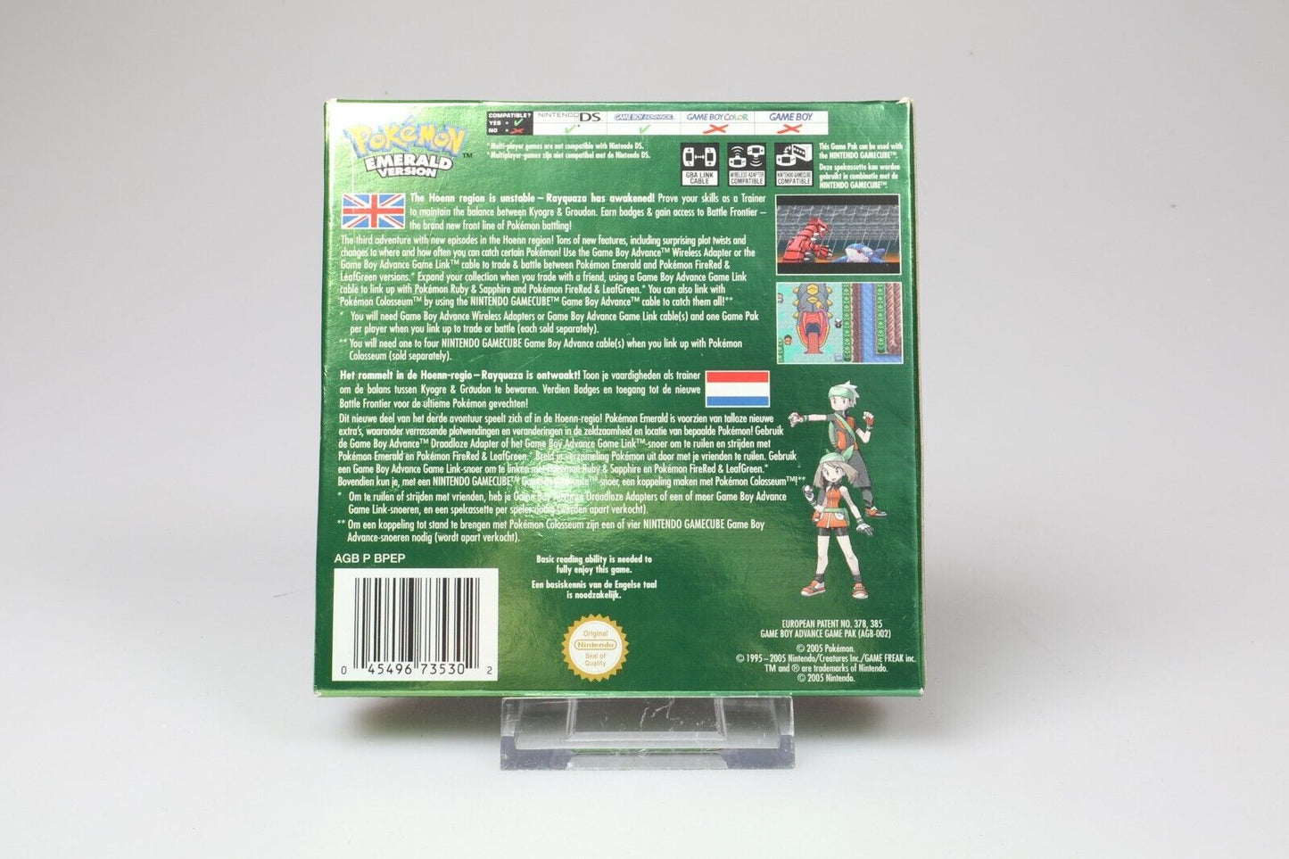 GBA | Pokemon Emerald Version (Game Boy Advance, 2005) English CIB