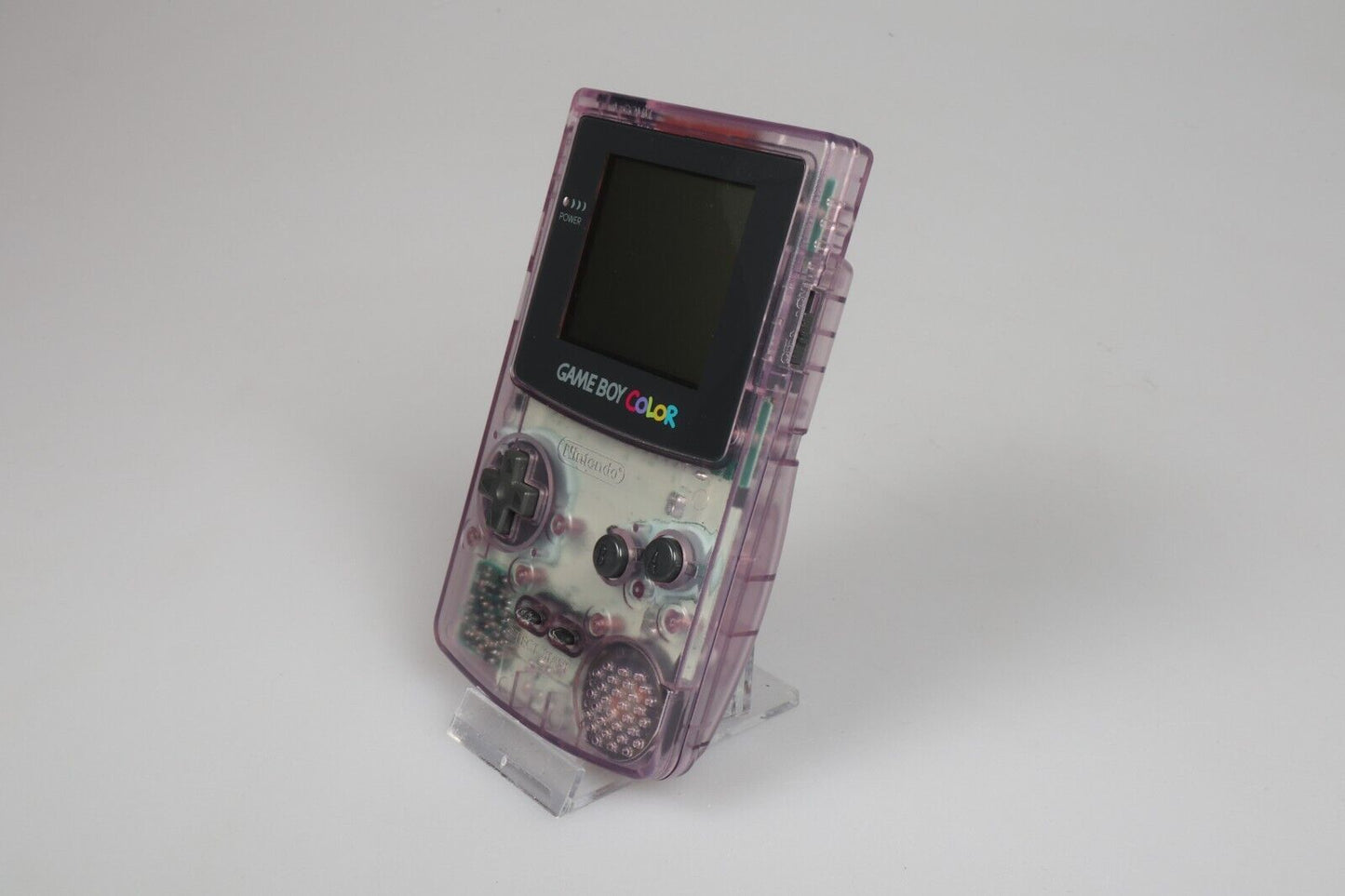 Gameboy-kleur | CGB-001 Transparante handheld | Atoom Paars 