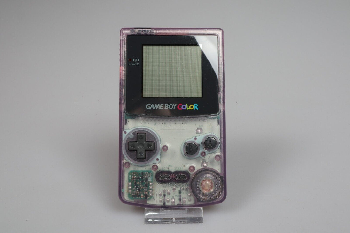 Gameboy-kleur | CGB-001 Transparante handheld | Atoom Paars 