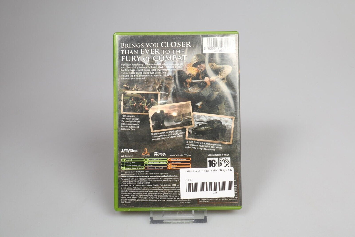 Xbox Classic | Call of Duty 3 (UK) PAL