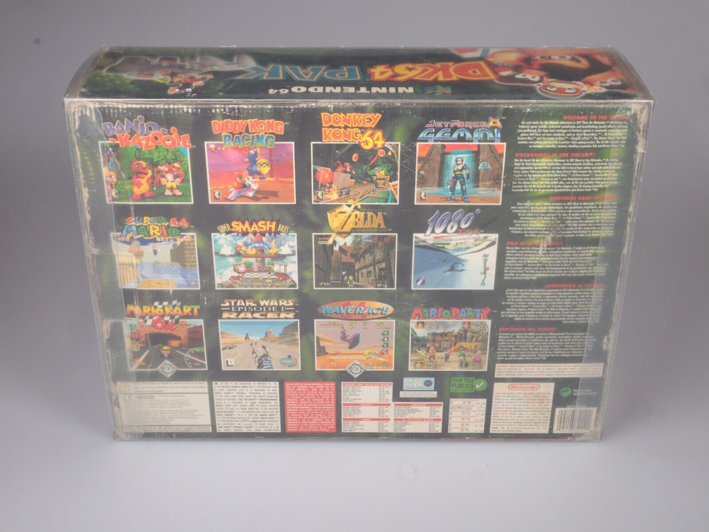 Nintendo 64 N64 Starter Pack Limited Edition - Donkey Kong Edition EU 