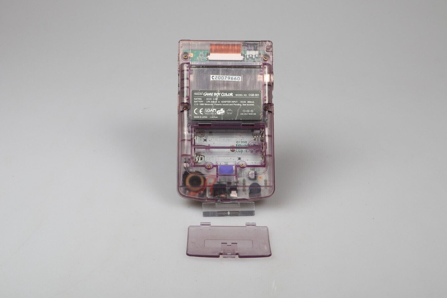 Game Boy Color | MGB-005 Handheld | Transparent Purple