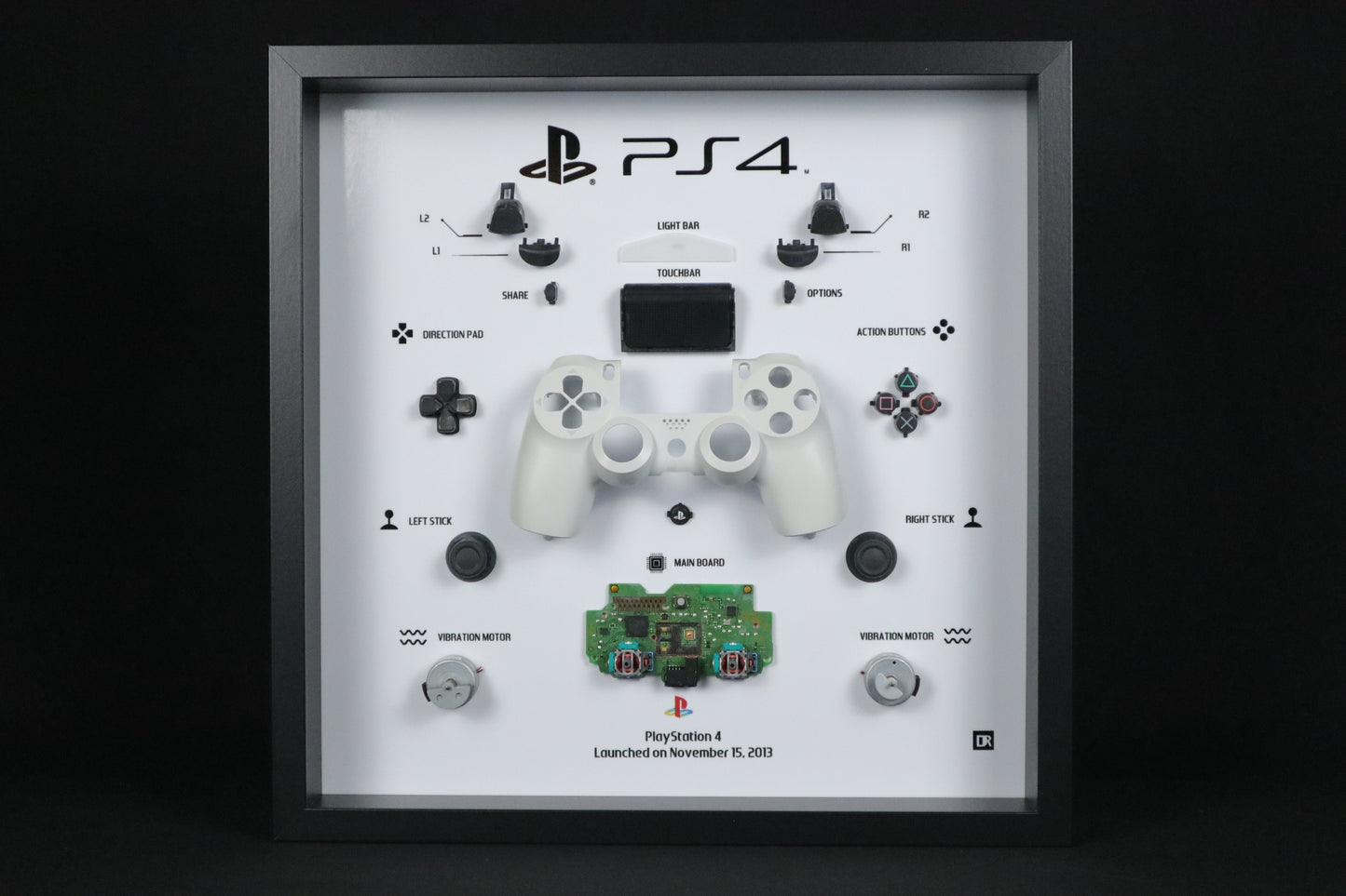 Playstation 4 Controller Frame | White