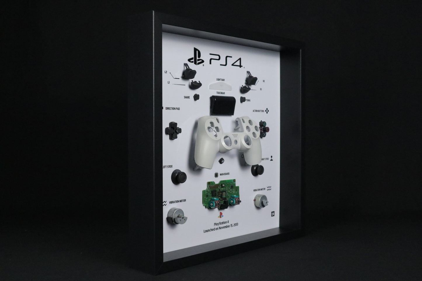 Playstation 4 Controller Frame | White