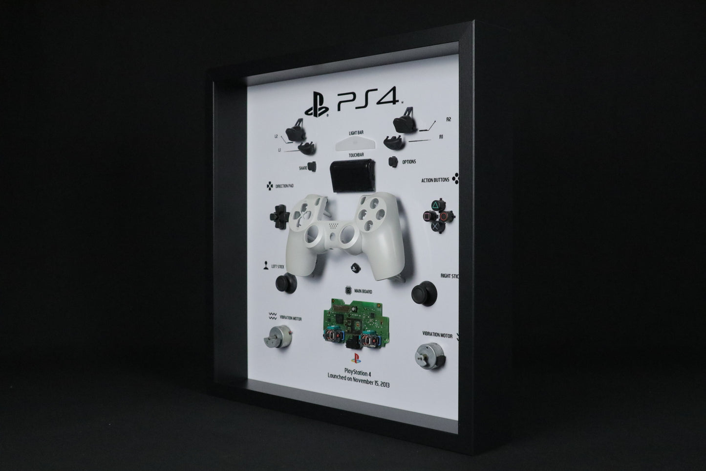 Playstation 4 Controller Frame | White