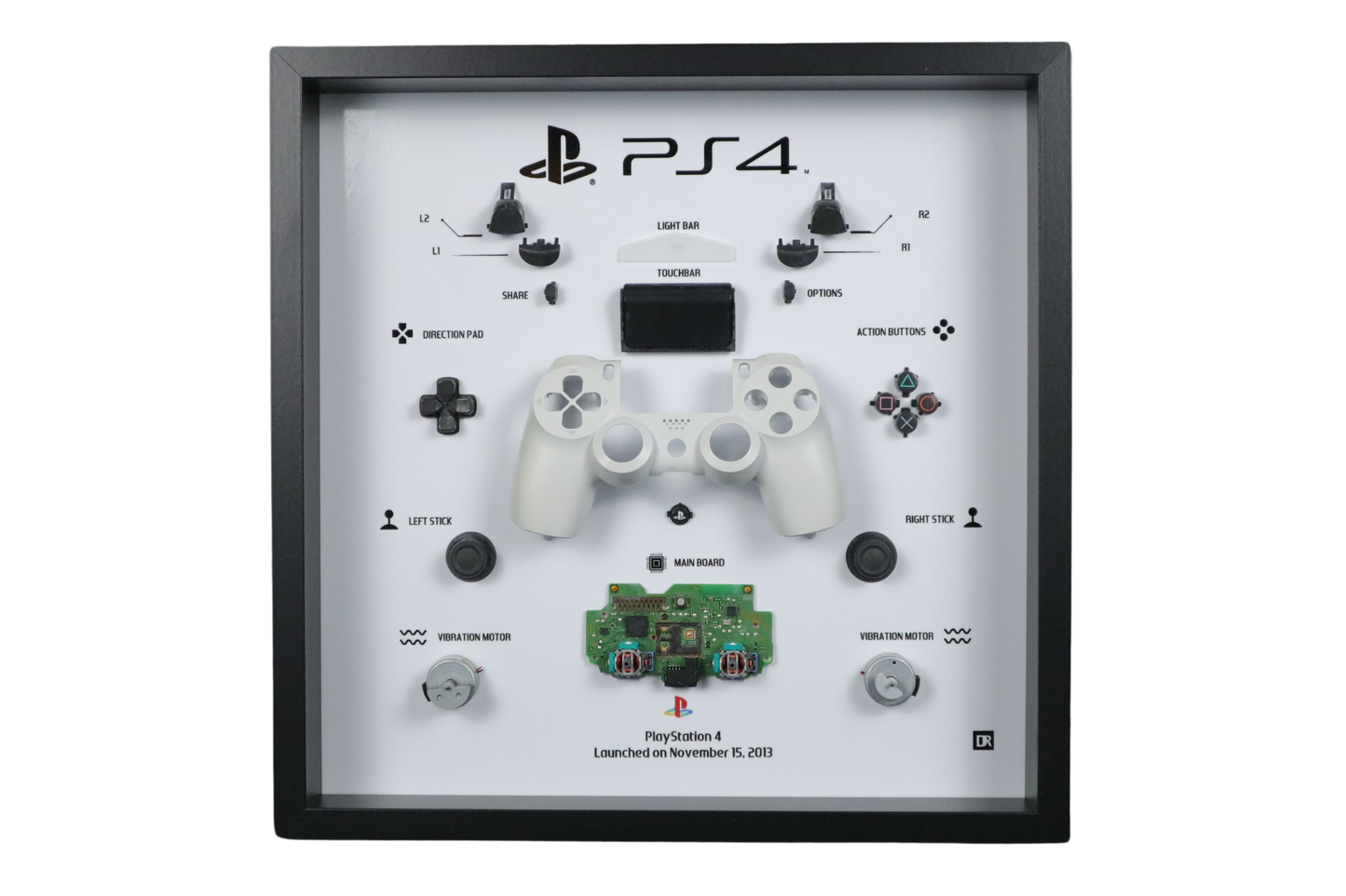 Playstation 4 Controller Frame | Zwart