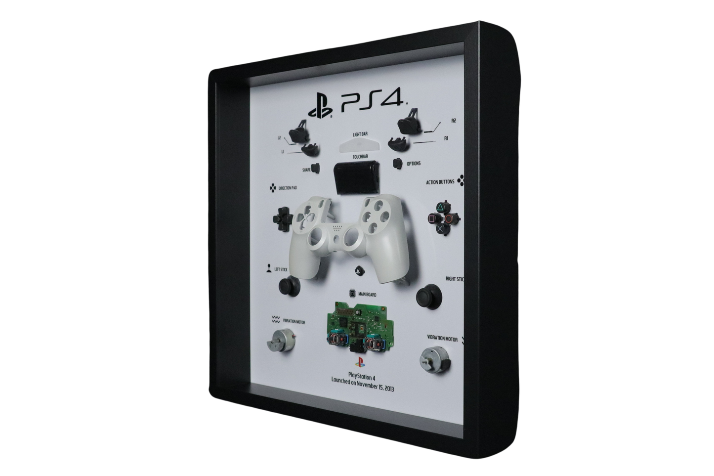 Playstation 4 Controller Frame | White