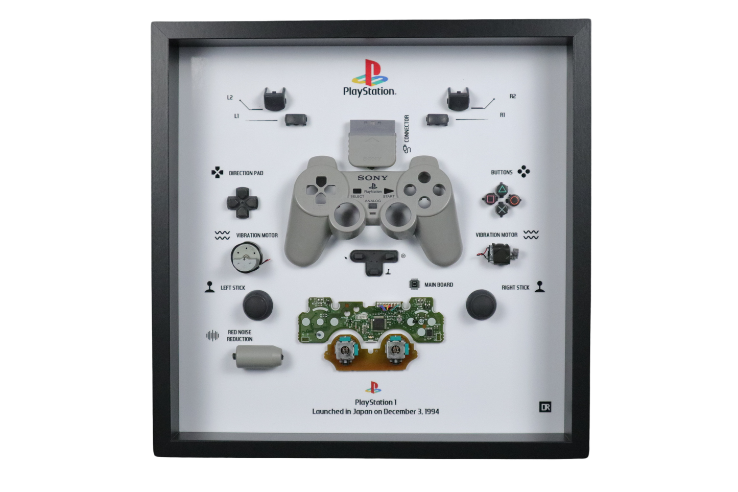 Playstation 1 Controller Frame | Grey