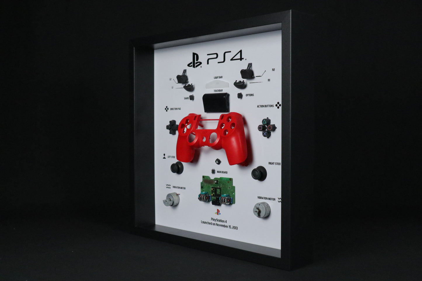 Playstation 4 Controller Frame | Rood