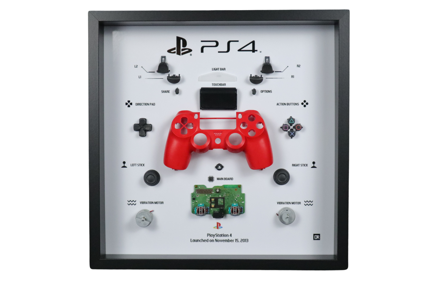 Playstation 4 Controller Frame | Zwart