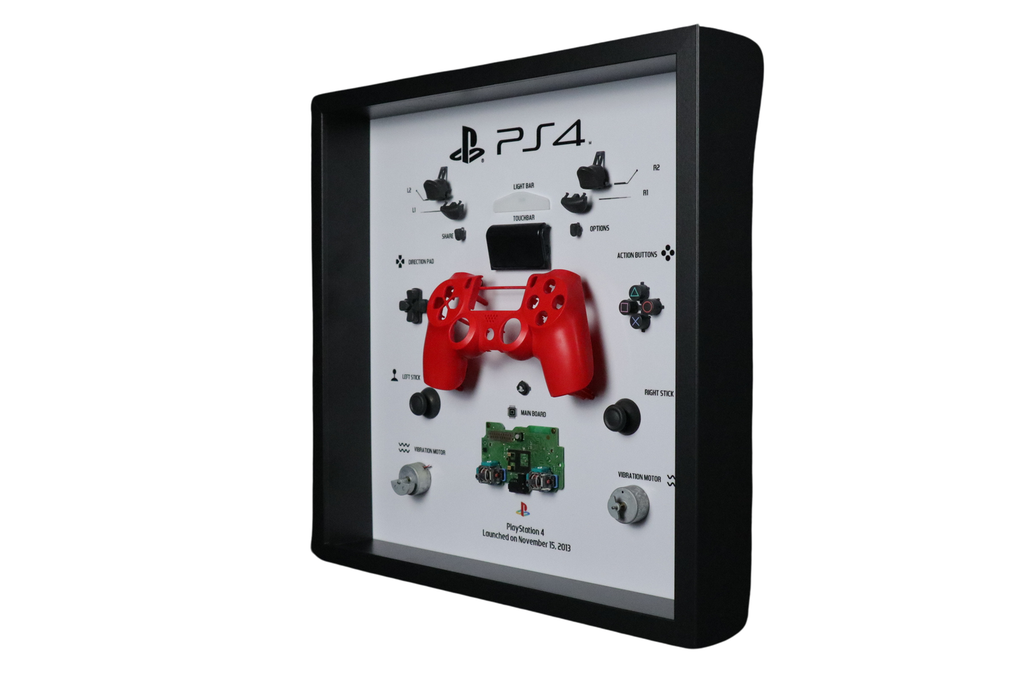 Playstation 4 Controller Frame | Rood