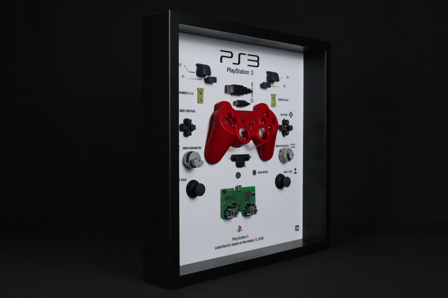 Playstation 3 Controller Frame | Red