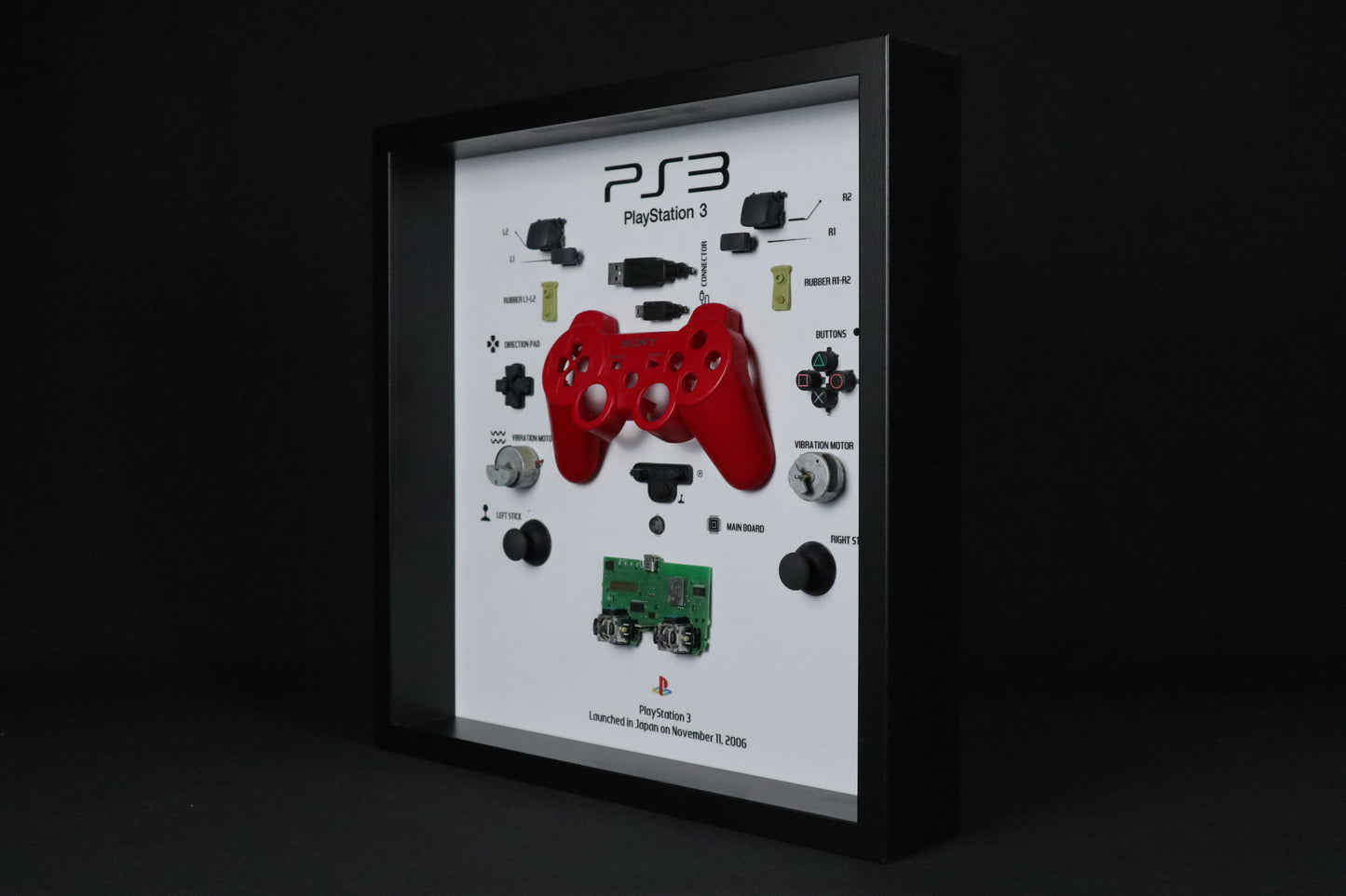 Playstation 3 Controller Frame | Red