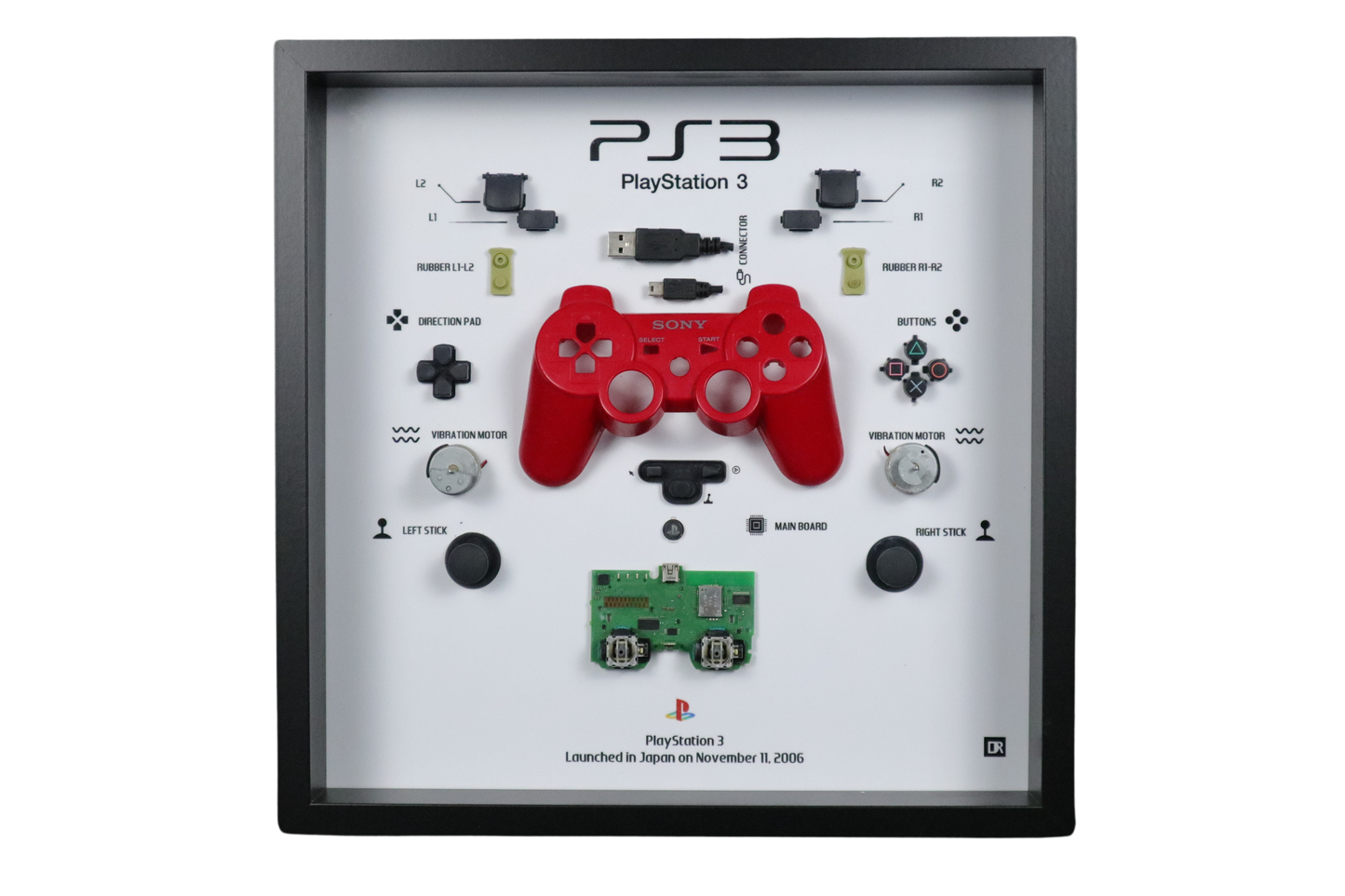 Playstation 3 Controller Frame | Red