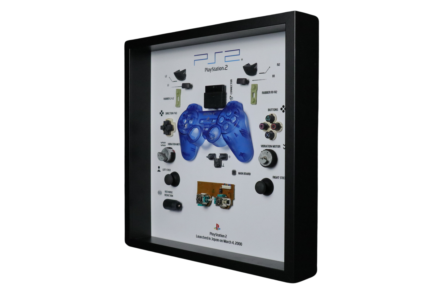 Playstation 2 Controller Frame | Blue