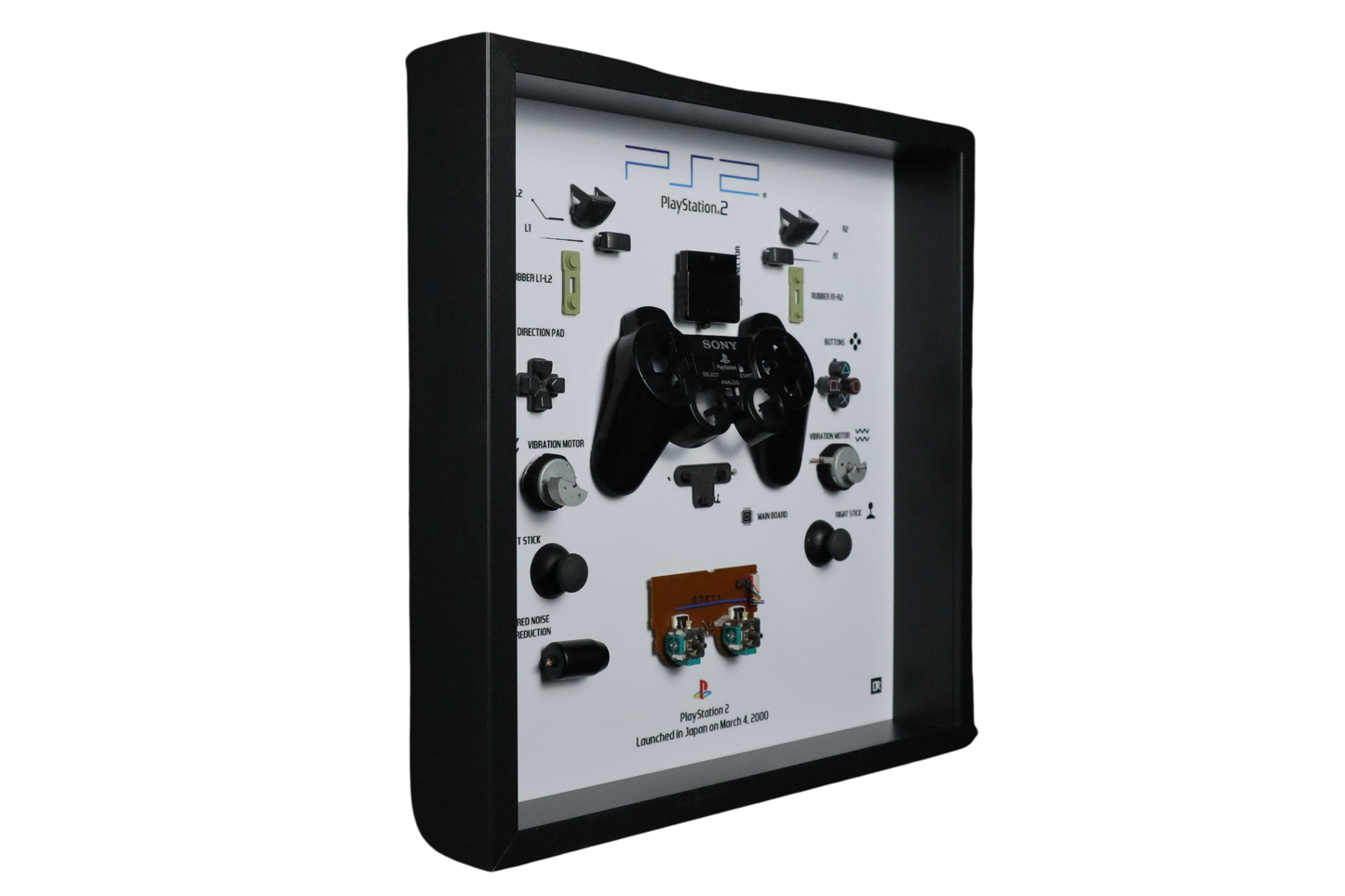 Playstation 2 Controller Frame | Zwart