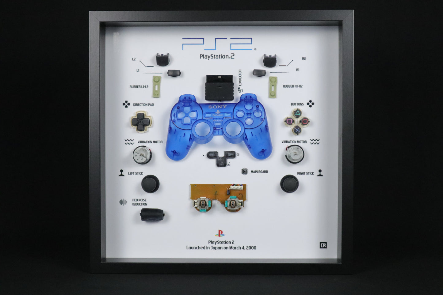 Playstation 2 Controller Frame | Blue