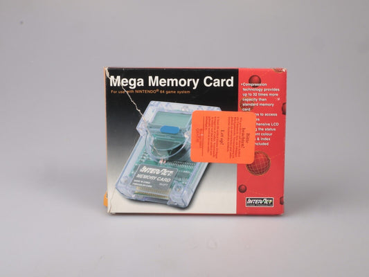 N64 | Nintendo 64 Inter Act Mega Memory Card Boxed