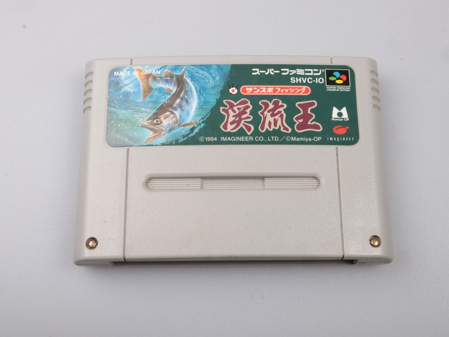 SNES | Sanspo Fishing: Keiryuu  | JAP| Nintendo Nes Cartridge