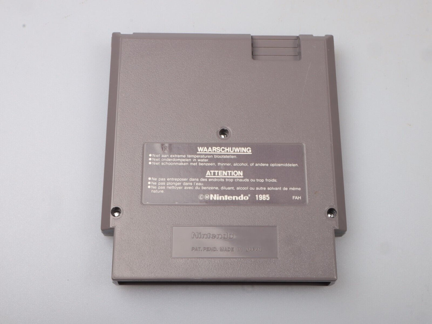 NES | Messen van staal | FAH | Nintendo NES-cartridge 