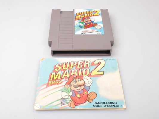 NES | Super Mario Bros. 2 + Manual | FAH | Nintendo NES Cartridge
