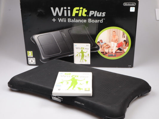 Wii Balance Board Black | Boxed RVL-021 | + Wii Fit game
