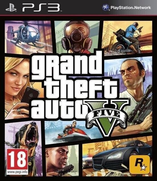 PS3 | Grand Theft Auto Five | steelcase (ENG) (PAL)