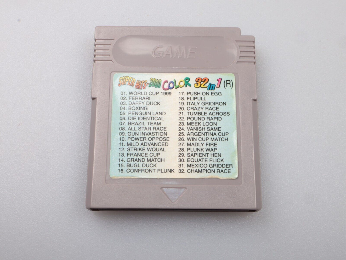 Gameboy | Super Hits-2000 Kleur 32 in 1 | Nintendo-cartridge 