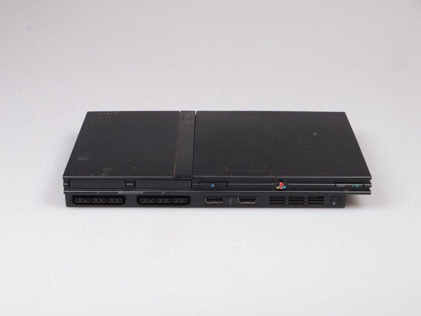 PlayStation2 | Slank SCPH-70004 Zwart | Controller en kabels 