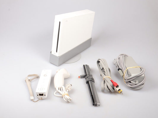 Nintendo Wii | Console RVL-001 | Controller, Nunchuck, Cables | White