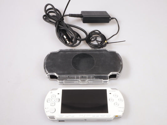 Playstation Portable | 2004 Handheld Console + Charger | White | Tested | Working Console