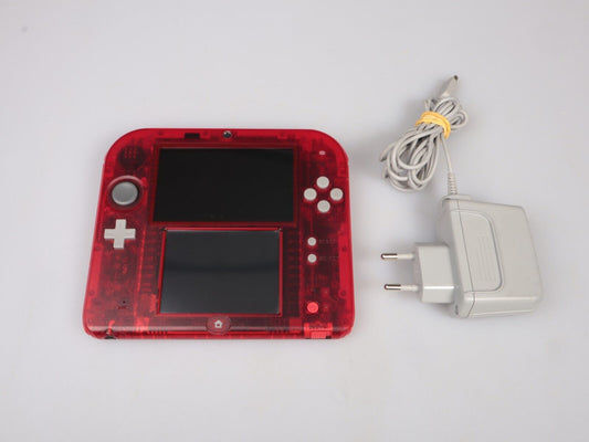 Pokemon 2DS | Omega Ruby Clear Red Nintendo 2DS Console | PAL