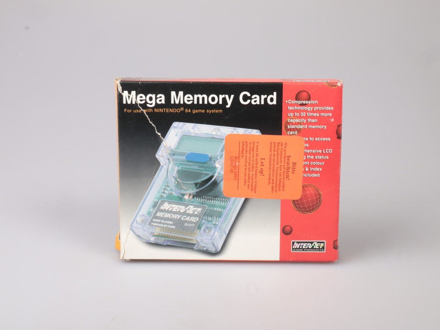 N64 | Nintendo 64 Inter Act Mega geheugenkaart in doos 