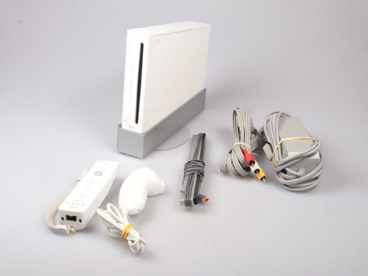 Nintendo Wii | Console RVL-001 | Controller, Nunchuck, Cables | White