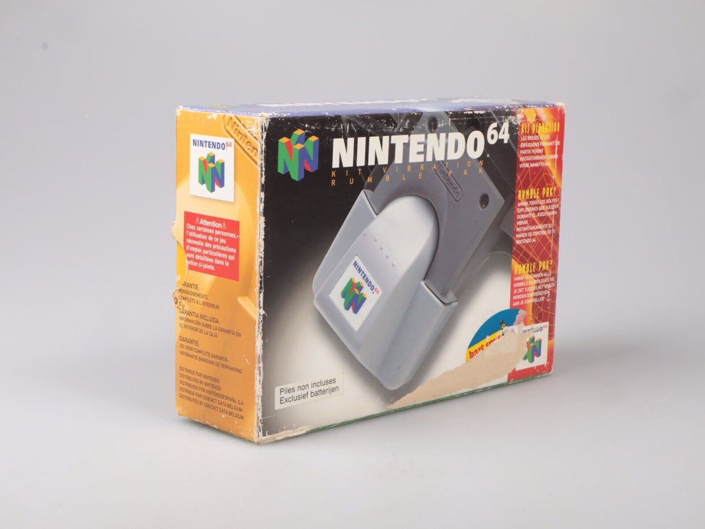 N64 | Nintendo 64 Rumble Pak | In doos | Officiële Nintendo 64 