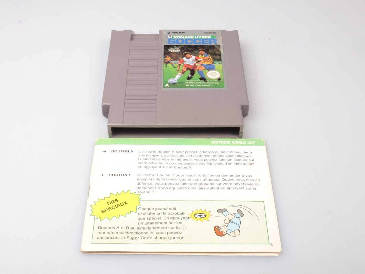 NES | Konami Hyper Soccer | EAI | Nintendo NES Cartridge