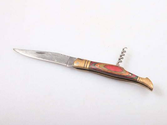 Laguiole | Folding Pocket Knife | 2 functions | France | Colored
