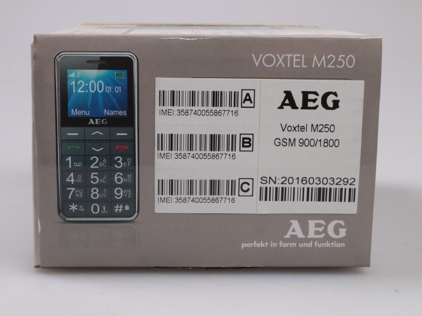 VOXTEL M250 | AEG | Big Button Mobile Phone | New In Open Box