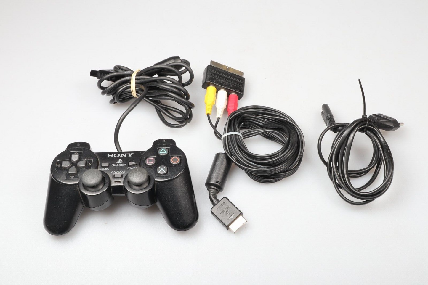 PlayStation 2 | Console SCPH-50004 | Controller & Cables | Silver