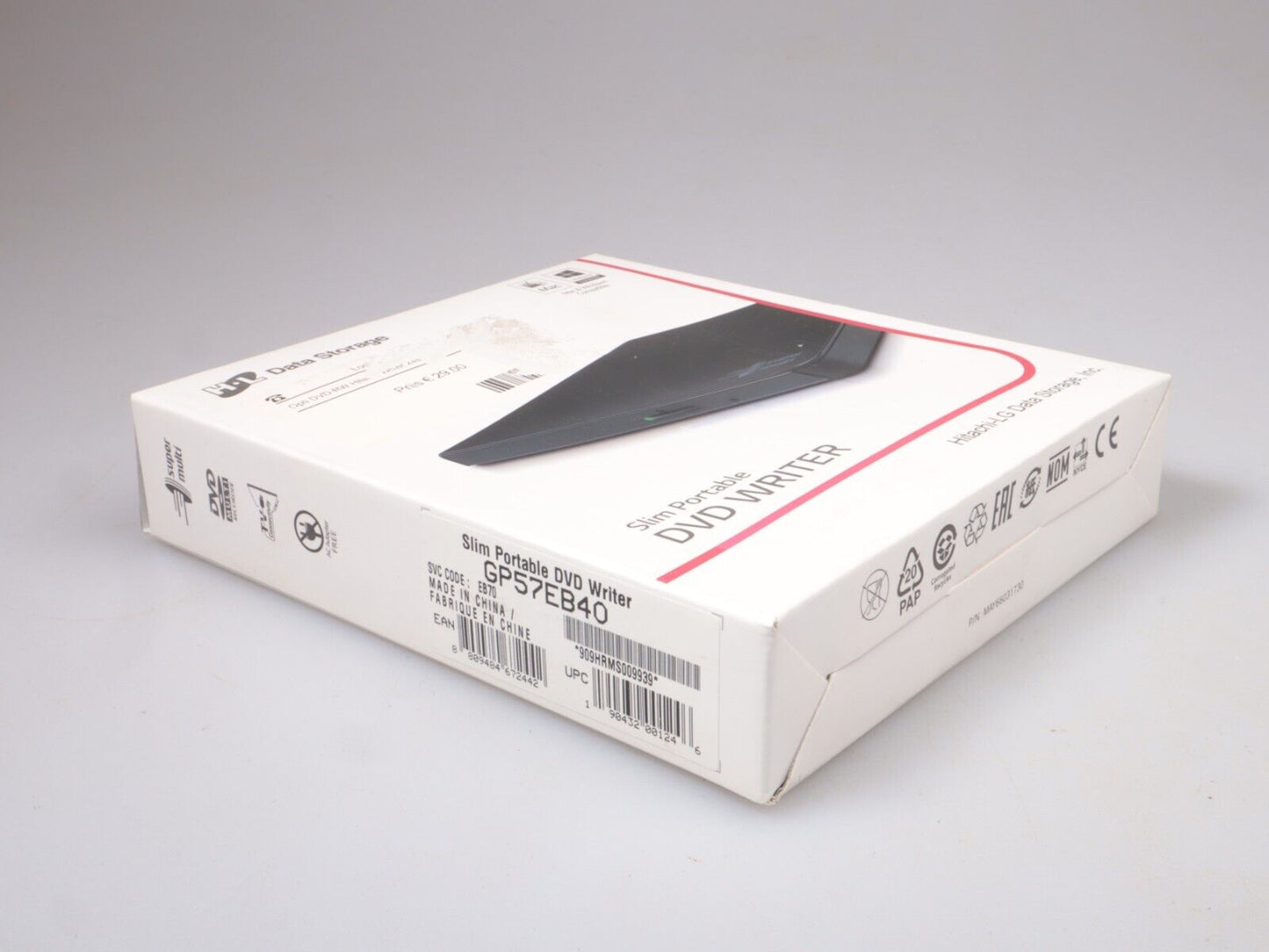 Hitachi-LG GP57 External DVD Drive | Slim Portable DVD Player