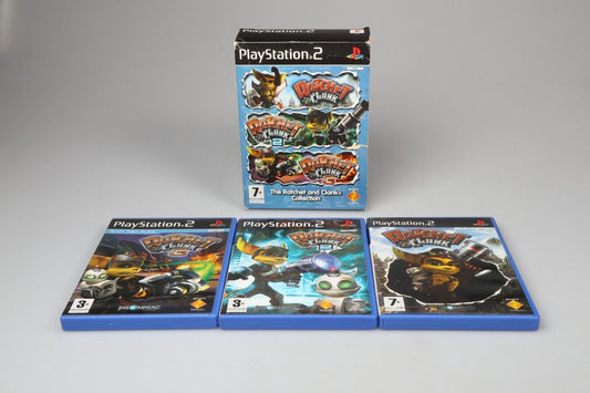PS2 | The Ratchet And Clank Collection (1,2 & 3) Boxed (PAL) (ENG)