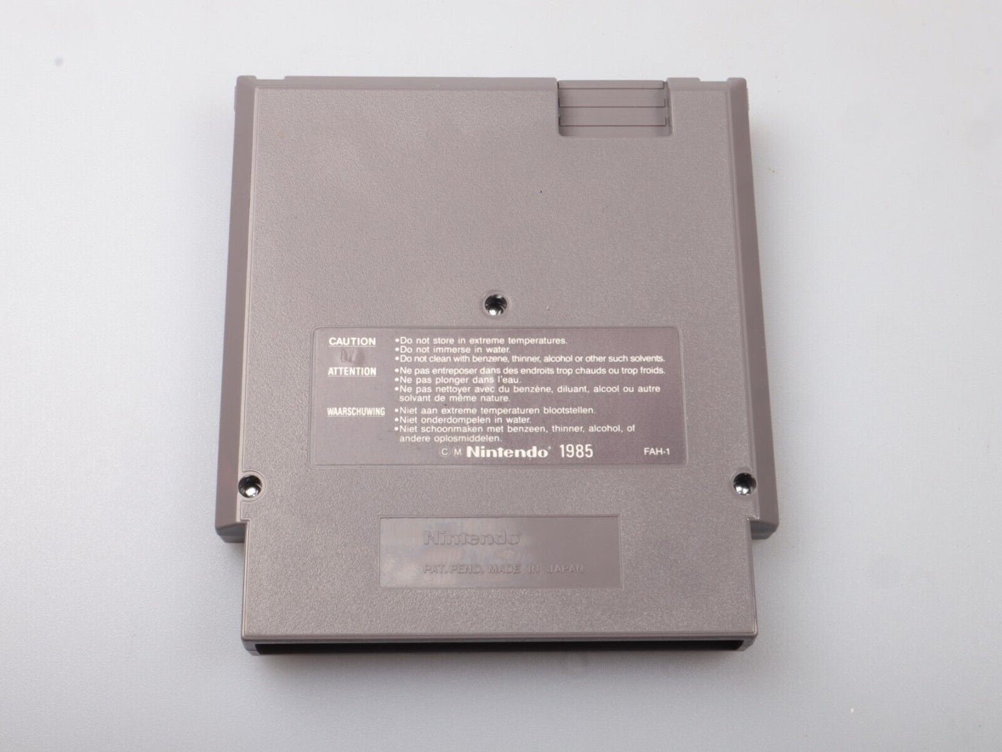 NES | Handschoen II | FAH | Nintendo NES-cartridge 
