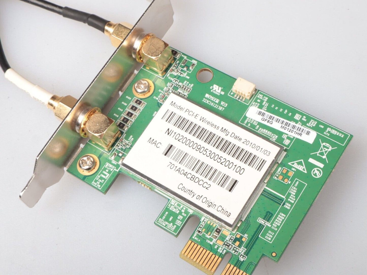 Anatel WN7600R PCI-E Wireless-N PCI-e NIC SPS PCA-kaart 